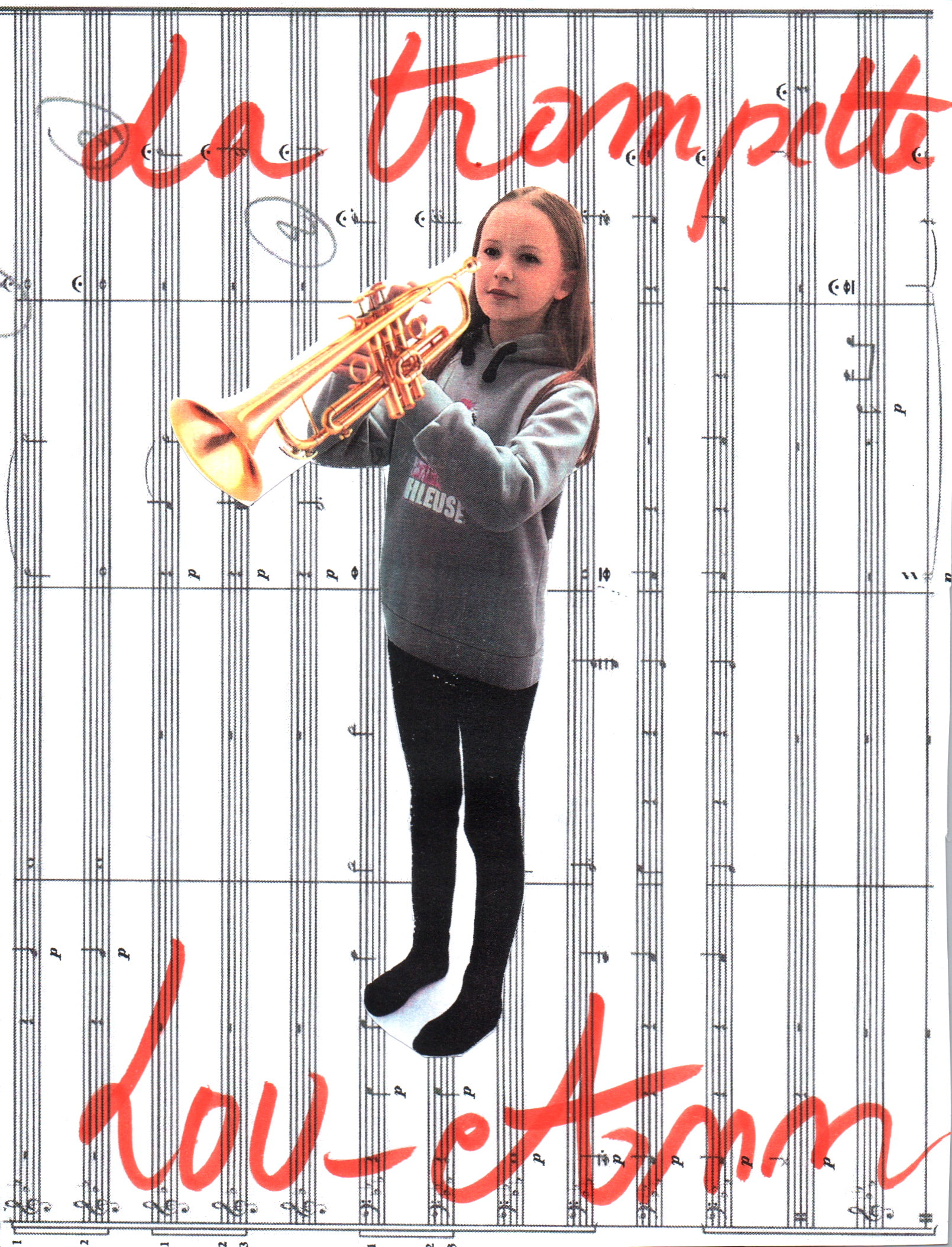 montage photo (les enfants musiciens)