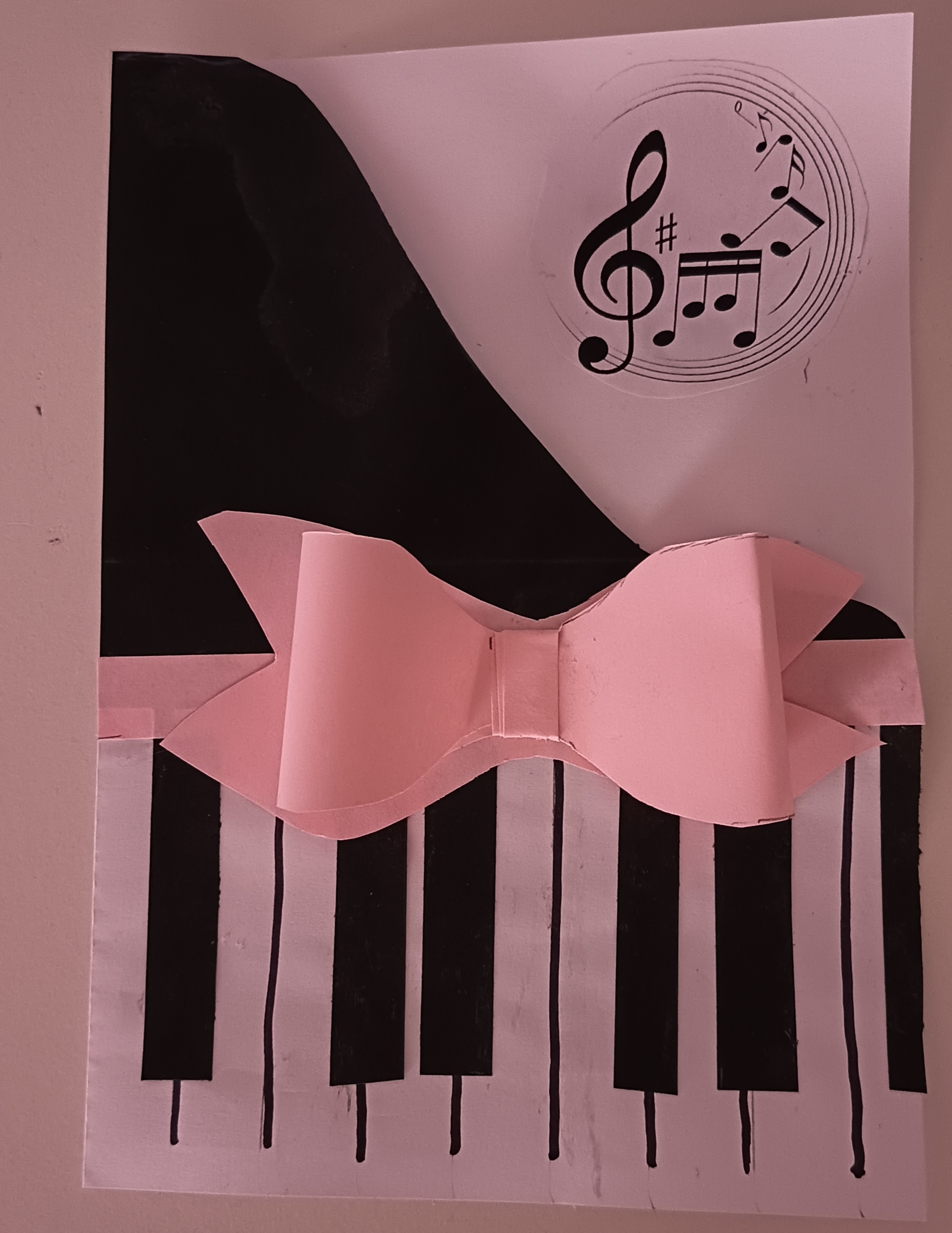 Carte piano (vue fermée)