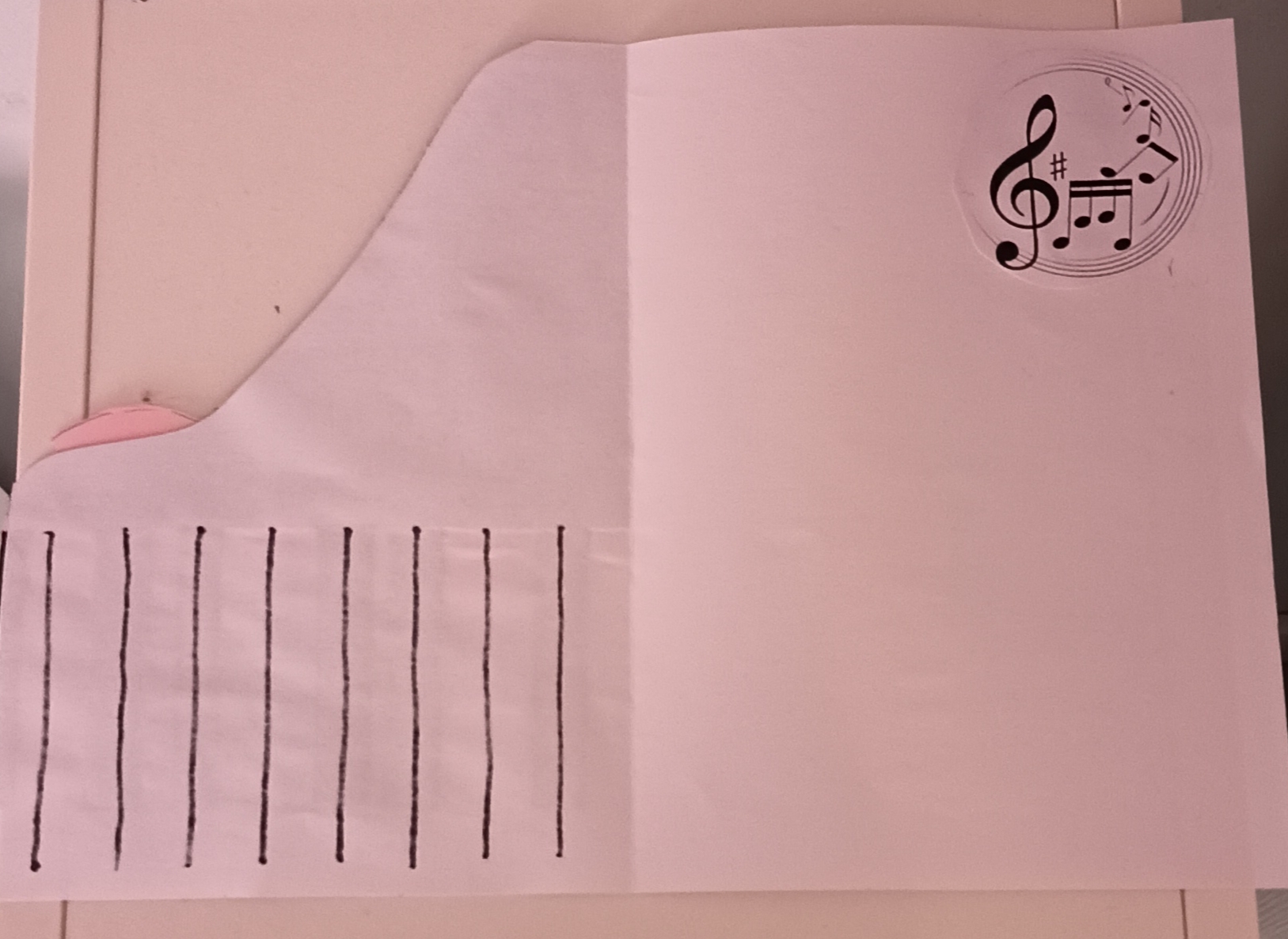 Carte piano (vue ouverte)